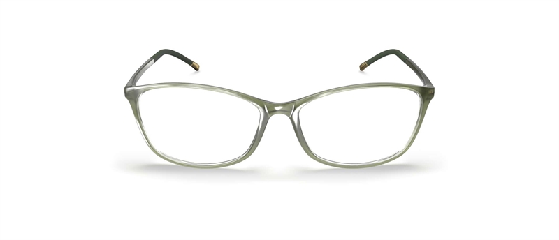 Silhouette SPX Illusion Brillestel (Form: Firkantet - Farve: Grøn)