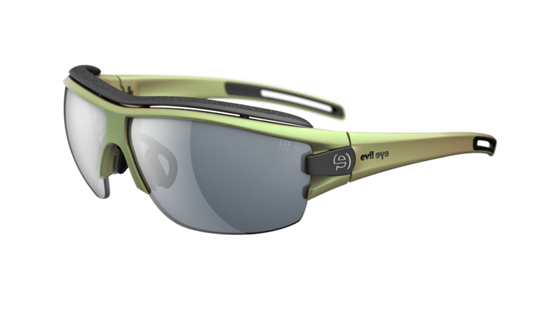evil eye trace ng pro Solbrille (Form: Panto - Farve: Grøn)