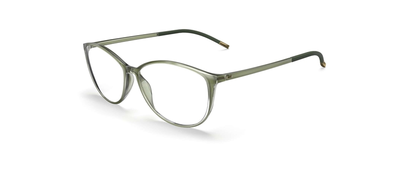 Silhouette SPX Illusion Brillestel (Form: Firkantet - Farve: Grøn)