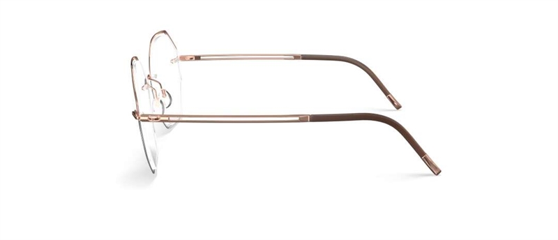 Silhouette Artline Brillestel (Form: Firkantet - Farve: Guld)