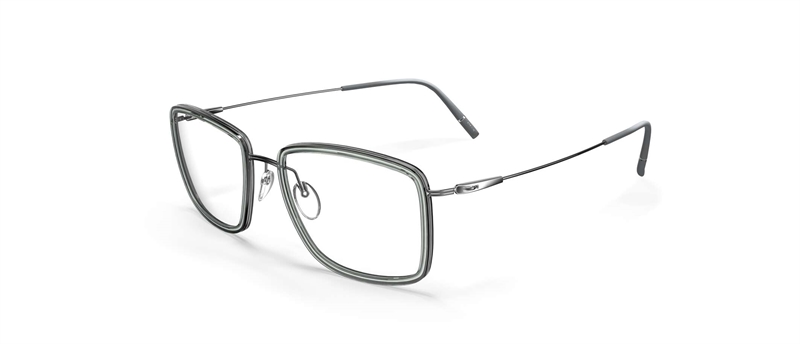 Silhouette Dynamics Colorwave Contour Brillestel (Form: Firkantet - Farve: Flerfarvet)
