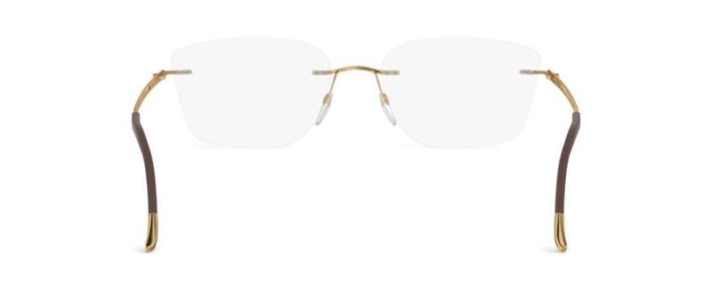 Silhouette Light Facette Brillestel (Form: Firkantet - Farve: Guld)