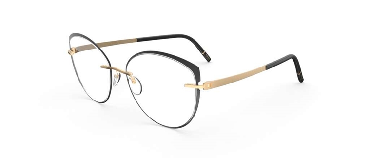 Silhouette Momentum Brillestel (Form: Cat Eye - Farve: Guld)