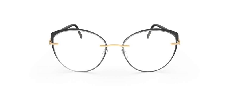 Silhouette Momentum Brillestel (Form: Cat Eye - Farve: Guld)