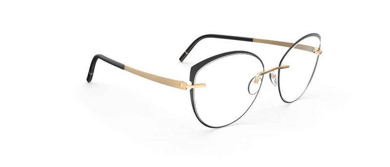 Silhouette Momentum Brillestel (Form: Cat Eye - Farve: Guld)
