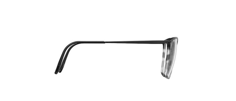 Silhouette Illusion Lite Brillestel (Form: Firkantet - Farve: Sort)
