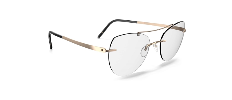 Silhouette Momentum Aurum Brillestel (Form: Cat Eye - Farve: Guld)