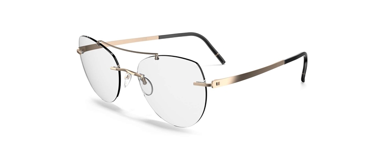 Silhouette Momentum Aurum Brillestel (Form: Cat Eye - Farve: Guld)