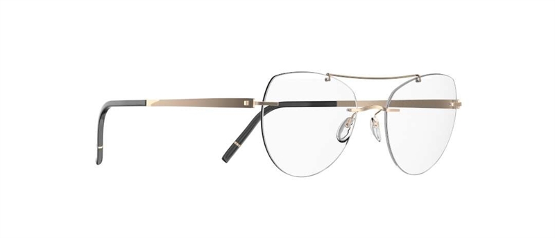 Silhouette Momentum Aurum Brillestel (Form: Cat Eye - Farve: Guld)