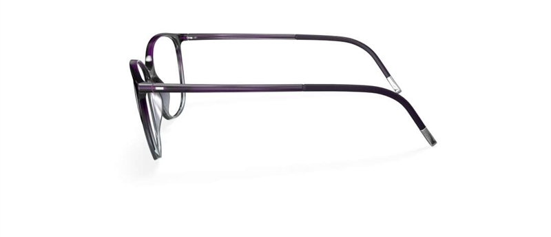 Silhouette SPX Illusion Brillestel (Form: Firkantet - Farve: Lilla)