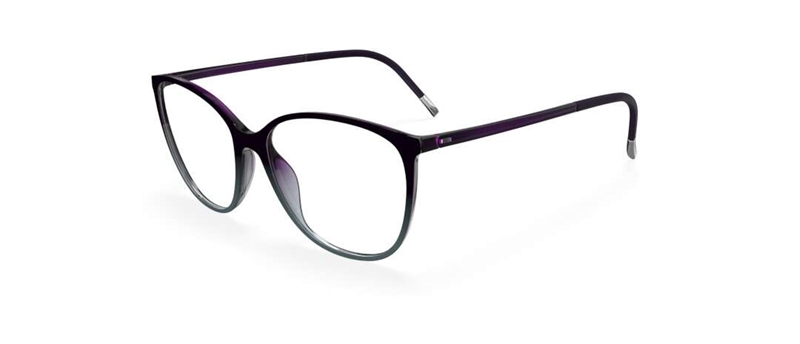 Silhouette SPX Illusion Brillestel (Form: Firkantet - Farve: Lilla)