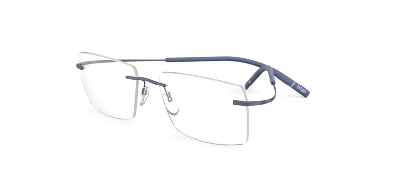 Silhouette TMA - The Icon II Brillestel (Form: Firkantet - Farve: Blå)