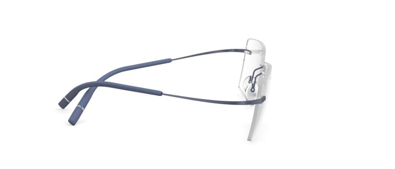 Silhouette TMA - The Icon II Brillestel (Form: Firkantet - Farve: Blå)