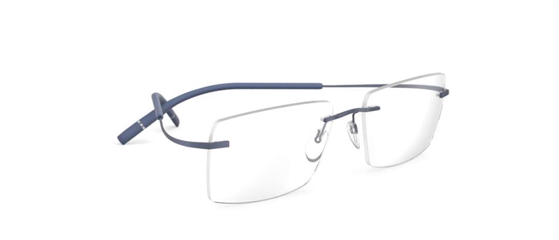 Silhouette TMA - The Icon II Brillestel (Form: Firkantet - Farve: Blå)