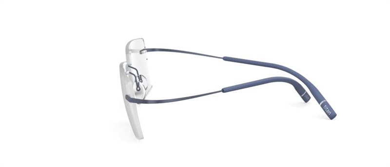 Silhouette TMA - The Icon II Brillestel (Form: Firkantet - Farve: Blå)