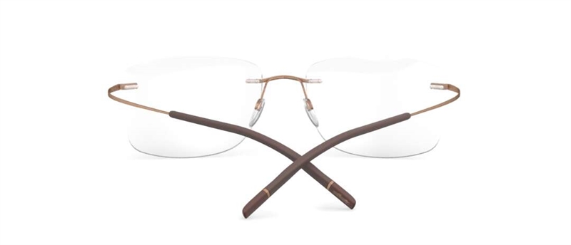 Silhouette TMA - The Icon II Brillestel (Form: Firkantet - Farve: Bronze)