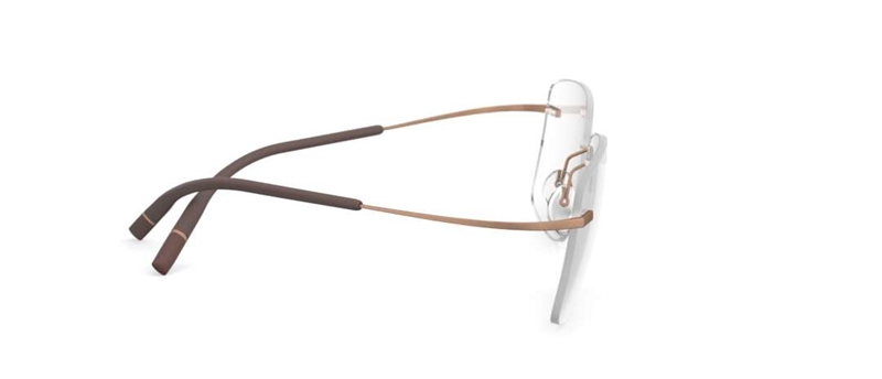 Silhouette TMA - The Icon II Brillestel (Form: Firkantet - Farve: Bronze)