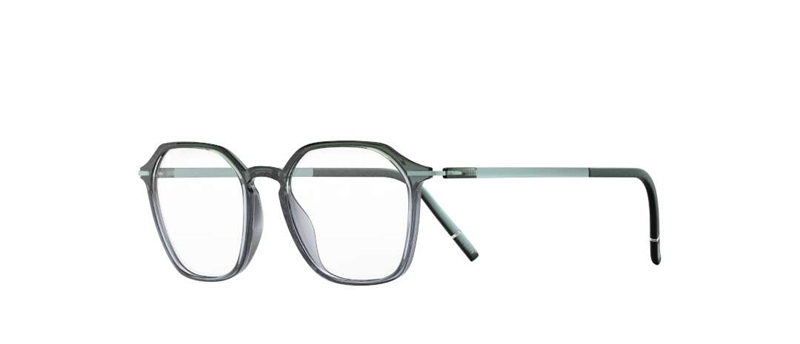 Silhouette Rising Dawn Brillestel (Form: Firkantet - Farve: Grøn)