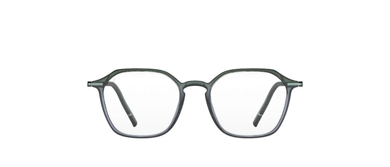 Silhouette Rising Dawn Brillestel (Form: Firkantet - Farve: Grøn)