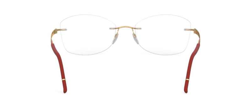 Silhouette Momentum Brillestel (Form: Firkantet - Farve: Guld)