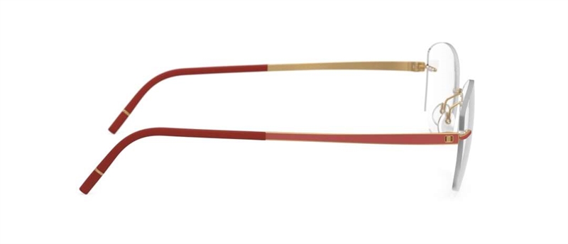 Silhouette Momentum Brillestel (Form: Firkantet - Farve: Guld)