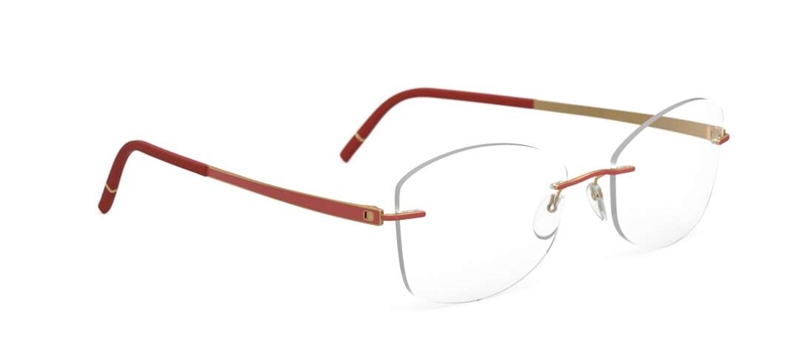 Silhouette Momentum Brillestel (Form: Firkantet - Farve: Guld)
