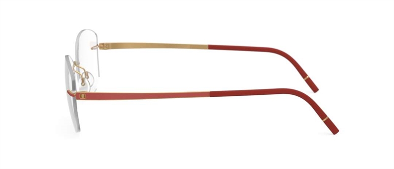 Silhouette Momentum Brillestel (Form: Firkantet - Farve: Guld)