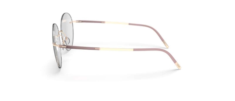 Silhouette Titan Dynamics Contour Brillestel (Form: Panto - Farve: Rød)