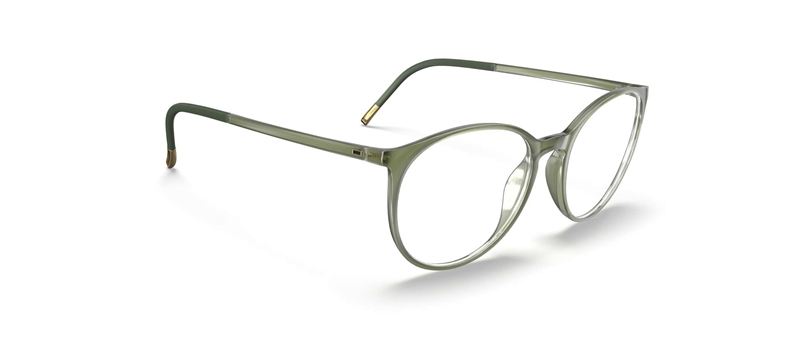 Silhouette SPX Illusion Brillestel (Form: Firkantet - Farve: Grøn)