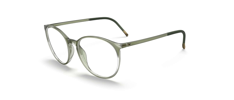 Silhouette SPX Illusion Brillestel (Form: Firkantet - Farve: Grøn)