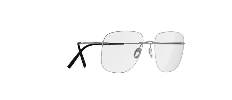 Silhouette Titan Minimal Art Brillestel (Form: Firkantet - Farve: Metal)