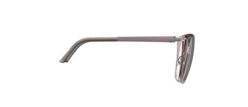 Silhouette Infinity View Brillestel (Form: Firkantet - Farve: Pink)
