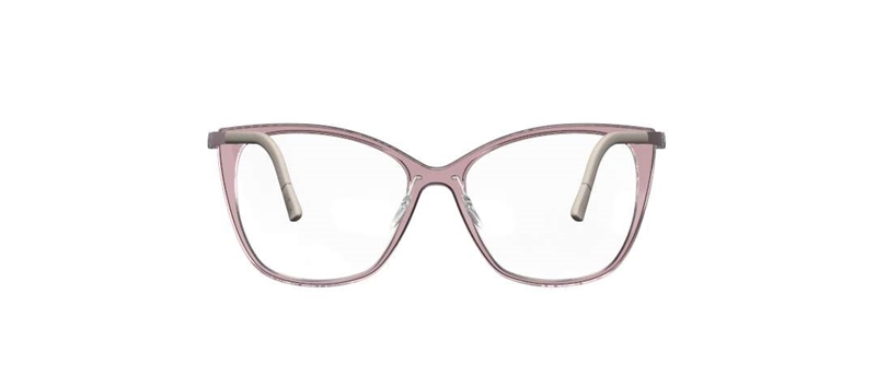 Silhouette Infinity View Brillestel (Form: Firkantet - Farve: Pink)
