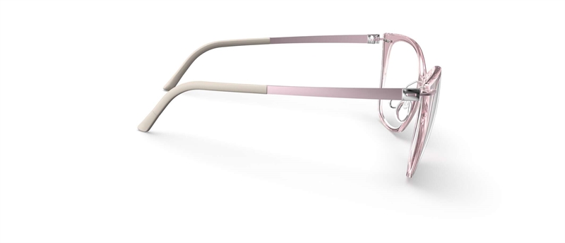 Silhouette Infinity View Brillestel (Form: Firkantet - Farve: Pink)