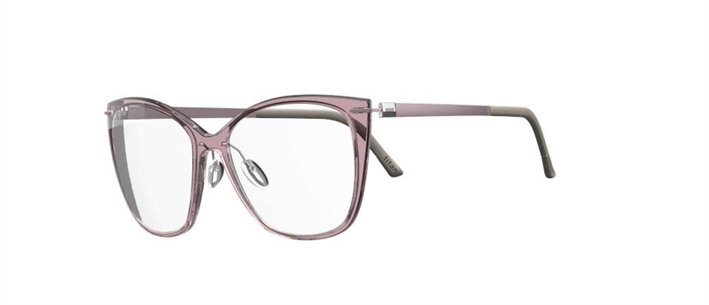 Silhouette Infinity View Brillestel (Form: Firkantet - Farve: Pink)