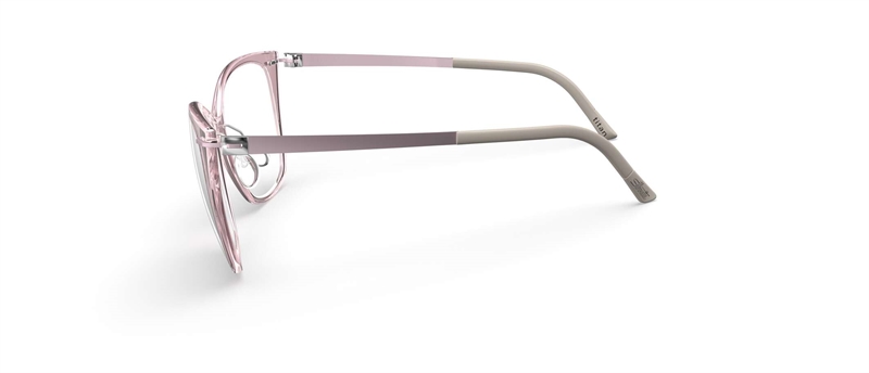 Silhouette Infinity View Brillestel (Form: Firkantet - Farve: Pink)