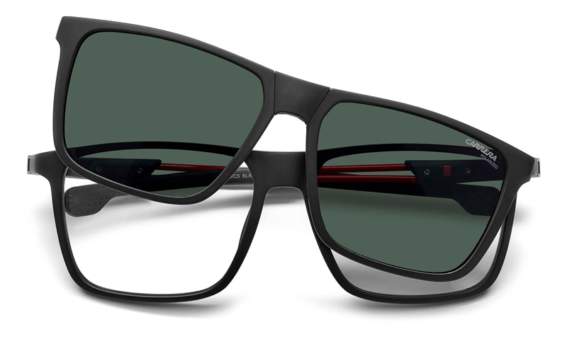 CARRERA CA 4020/CS Solbrille (Form: Firkantet - Farve: Sort)