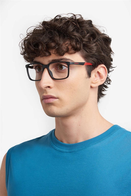 CARRERA 4415 Brillestel (Form: Firkantet - Farve: Sort)