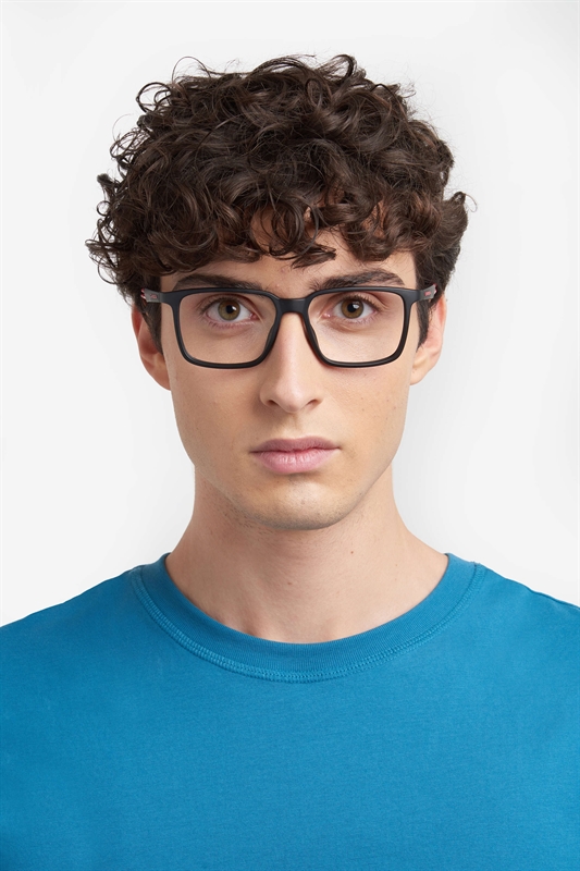 CARRERA 4415 Brillestel (Form: Firkantet - Farve: Sort)