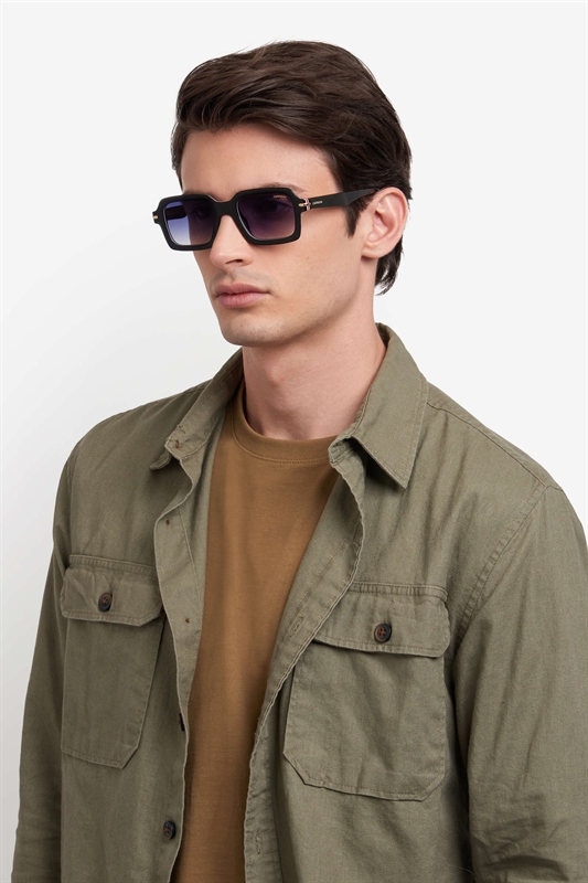 CARRERA 358/S Solbrille (Form: Firkantet - Farve: Guld)