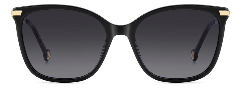 CAROLINA HERRERA HER 0261/G/S Solbrille (Form: Firkantet - Farve: Sort)