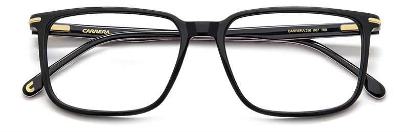 CARRERA 326 Brillestel (Form: Firkantet - Farve: Sort)