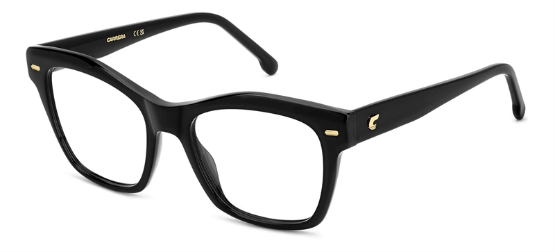 CARRERA 3052 Brillestel (Form: Firkantet - Farve: Sort)