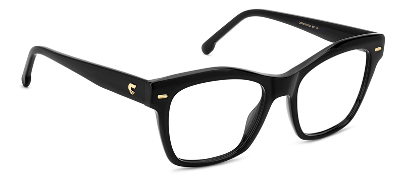 CARRERA 3052 Brillestel (Form: Firkantet - Farve: Sort)