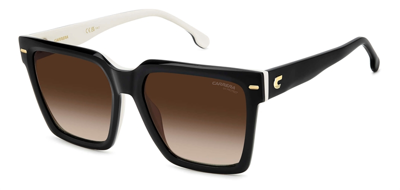 CARRERA 3067/S Solbrille (Form: Firkantet - Farve: Sort)