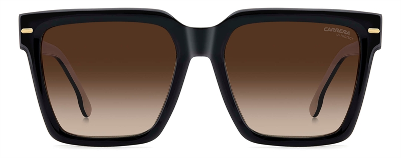 CARRERA 3067/S Solbrille (Form: Firkantet - Farve: Sort)