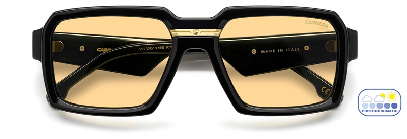 CARRERA VICTORY C 15/S Solbrille (Form: Firkantet - Farve: Sort)