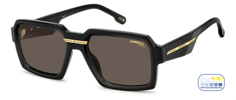 CARRERA VICTORY C 15/S Solbrille (Form: Firkantet - Farve: Sort)