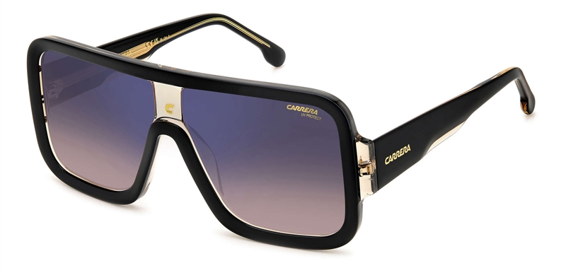 CARRERA FLAGLAB 14 Solbrille (Form: Firkantet - Farve: Sort)
