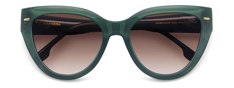 CARRERA 3017/S Solbrille (Form: Cat Eye - Farve: Grøn)